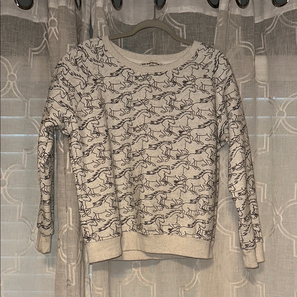 Gray Patterned Women's Sweater